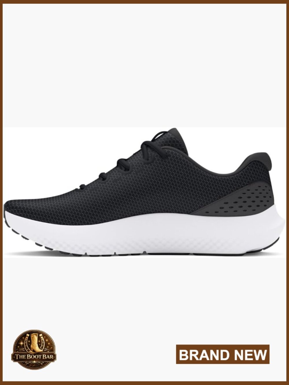 Women's Charged Surge 4 Running Shoe Breathable Mesh Lace-Up Athletic Sneaker